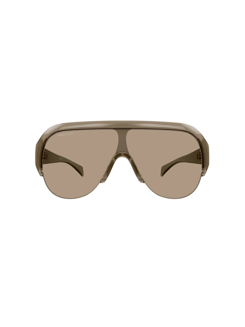 Gucci Shield Sunglasses in Brown